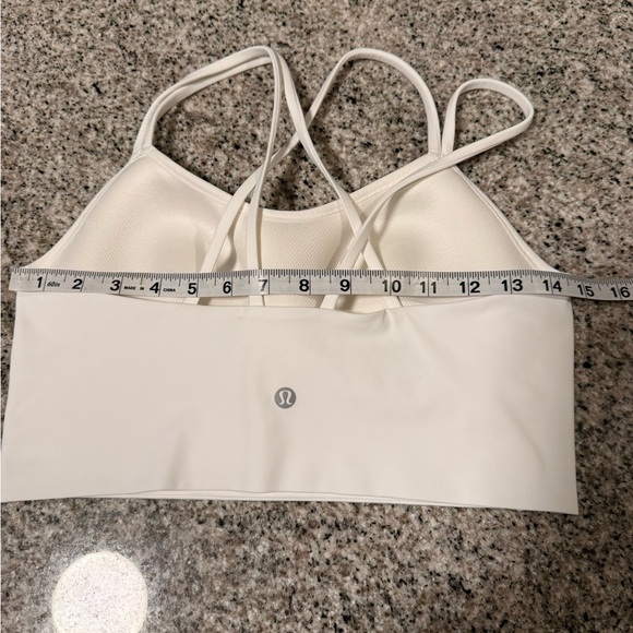 Lululemon Like A Cloud Longline Bra Light Support B/C Cup White - Picture 10 of 10